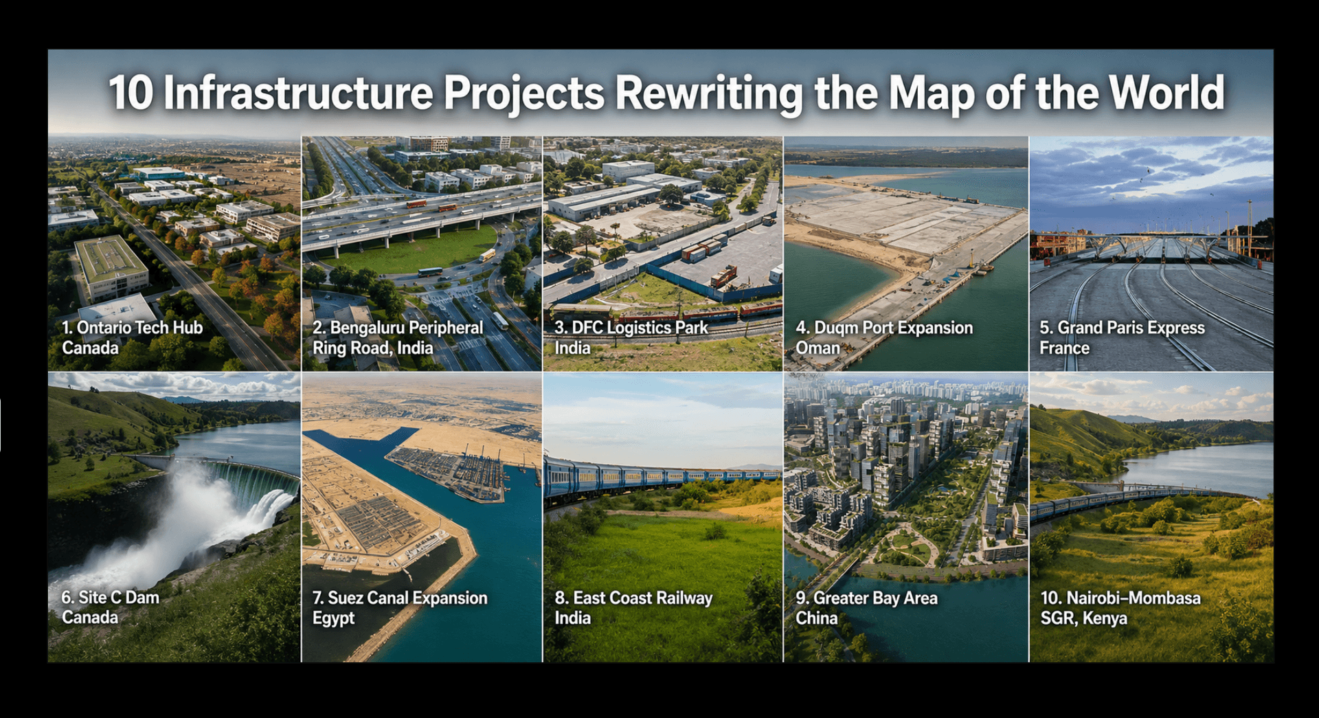These 10 Infrastructure Projects Could Change the World