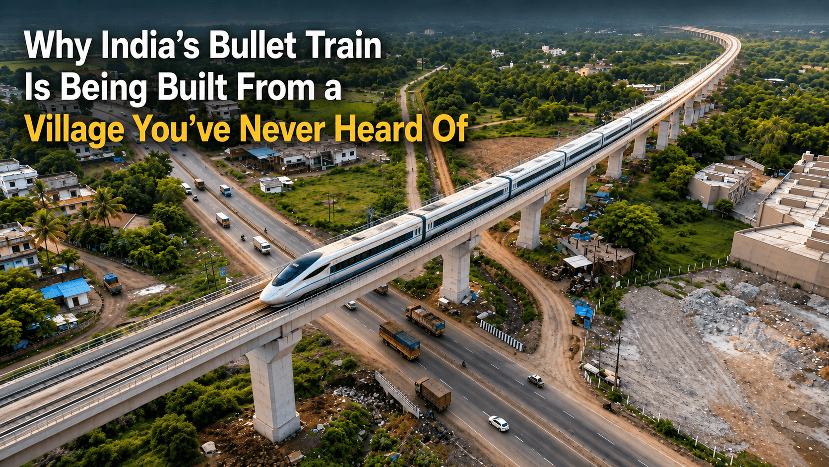 Why India's Bullet Train Is Being Built From a Village You've Never Heard Of
