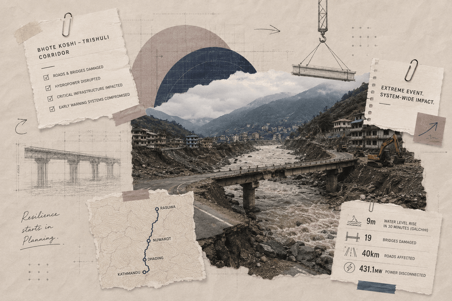 Nepal’s Flood Exposed the Risks Hidden Between Infrastructure Projects