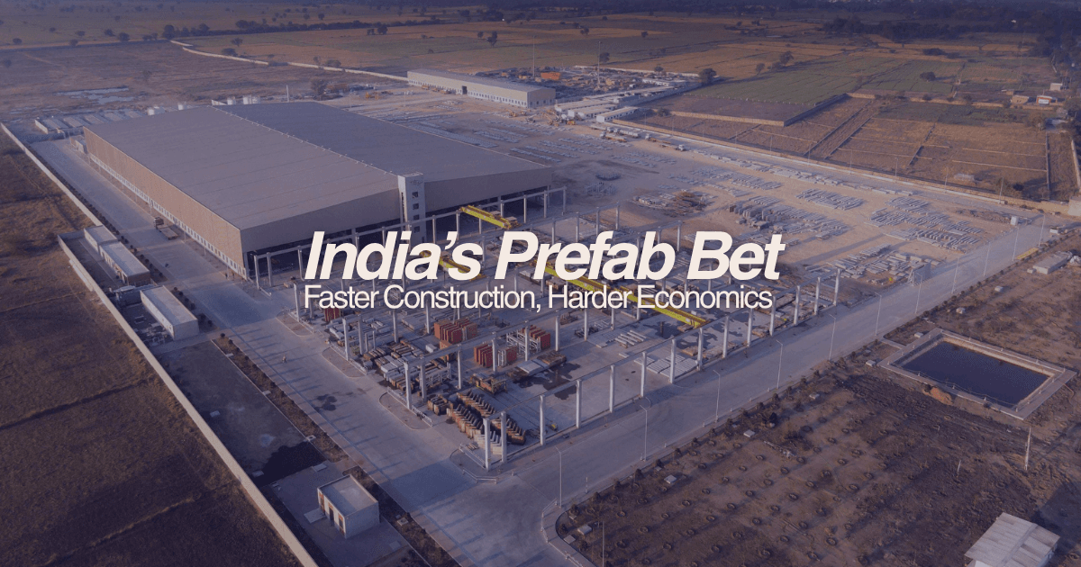 India’s Prefab Bet: Faster Construction, Harder Economics