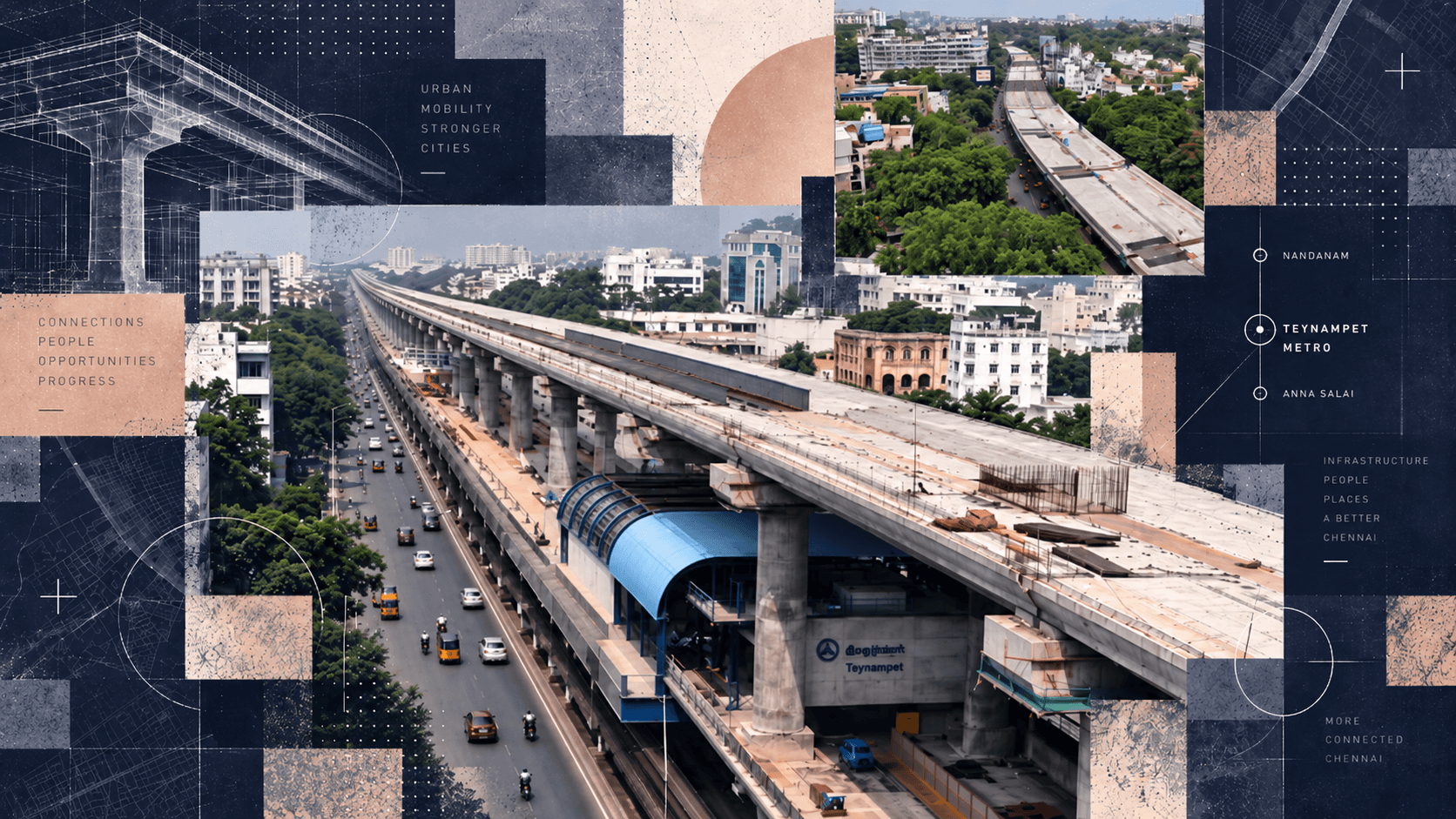 Chennai's Teynampet - Saidapet Flyover : Halfway Built , then Redesigned. : Infrastructure, The Bridging Room