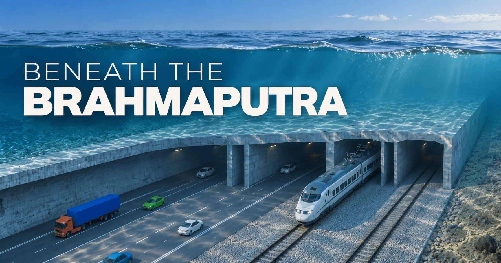 Beneath The Brahmaputra : Why India is planning an Underground Road and Rail tunnel. : The Bridging Room