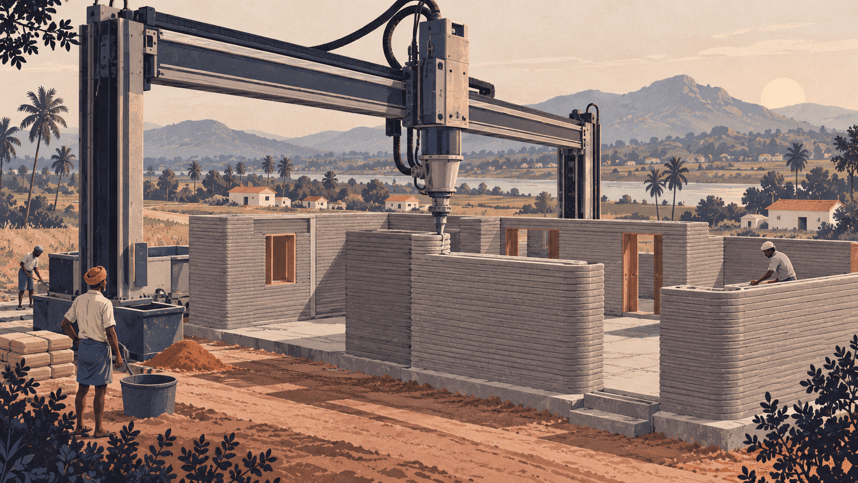 Andhra's 177-home 3D-printing pilot has two public timelines